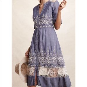 Anthropologie Moulinette Soeurs water dress